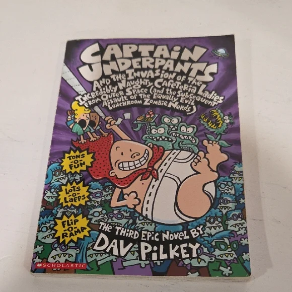 Dav Pilkey Captain Underpants Book Lot Bundle (Set of 4) - Picture 3 of 13